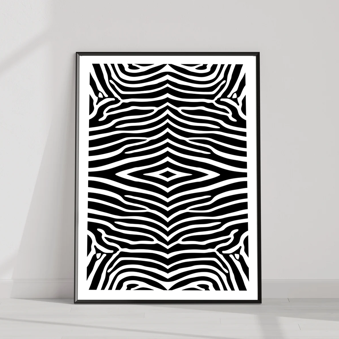 Zebra Art Poster to Decorate Environments in Instant Download