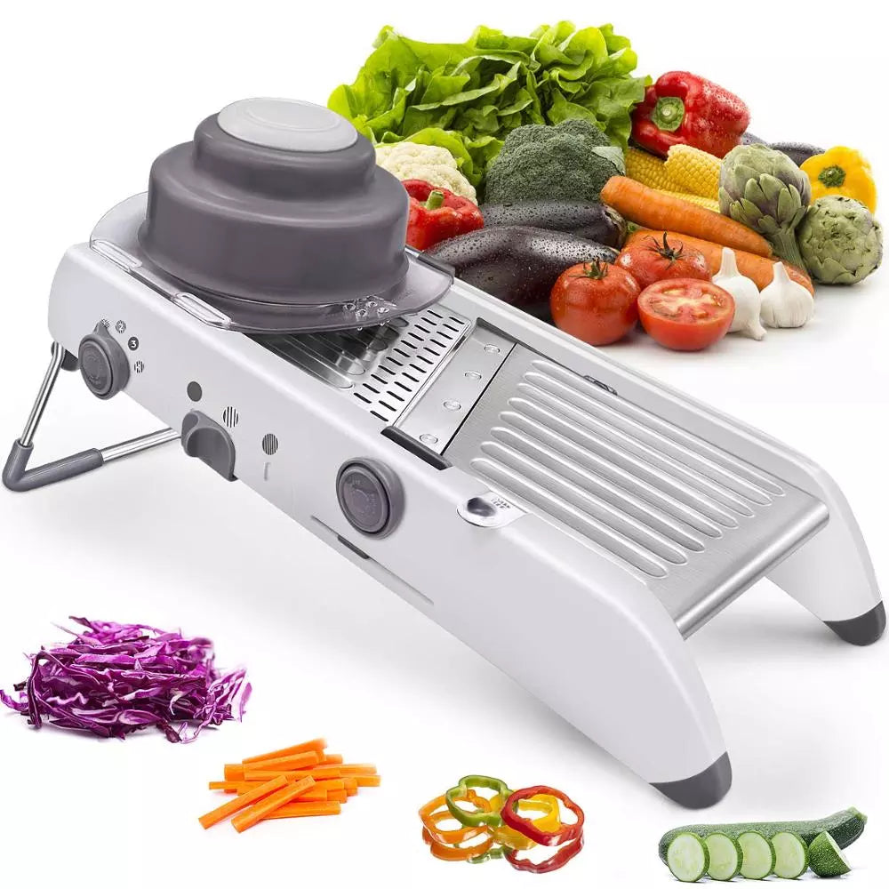 Mandoline slicer with 18 multifunctions